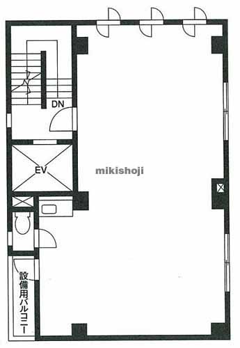 赤坂モリビルディング 平面1