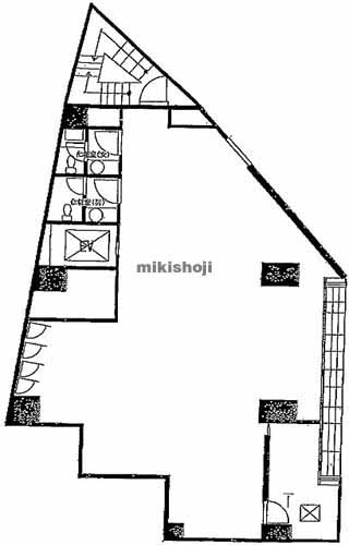 ＫＤＸ代々木ビル 平面1