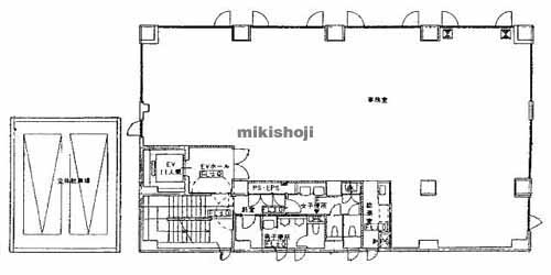 八重洲竹ノ塚ビル 平面1