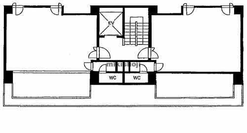 パールシティビル 平面1
