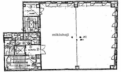 銀座５丁目中央ビル 平面1