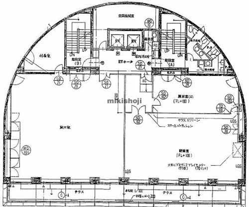 商工会館・弁理士会館 平面1