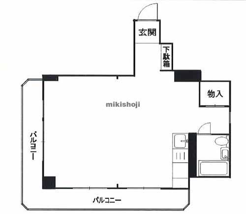 福田ビル 平面1