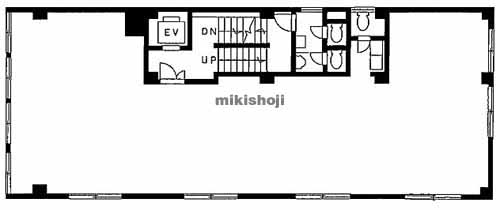 日本橋人形町・堀留町・小舟町・富沢町の堀一ビル 平面1
