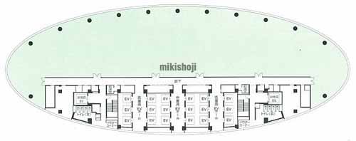 品川インターシティ　Ａ棟 平面1