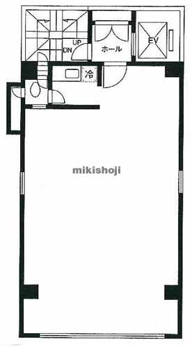 ローズベイ新富町ビル 平面1