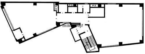大地屋ビル 平面1