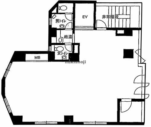 三田レオマビル 平面1