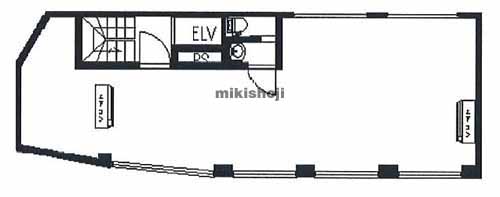 銀座プリンスビル 平面1