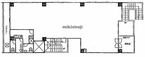 リバーあみ清ビル 平面1