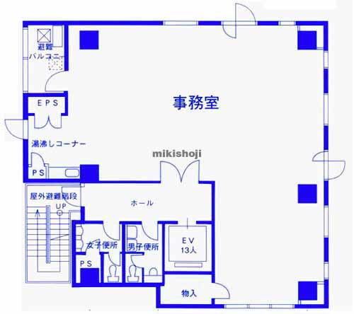 京橋ＴＳビル 平面1