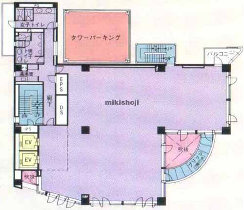プラザ門前仲町 平面1