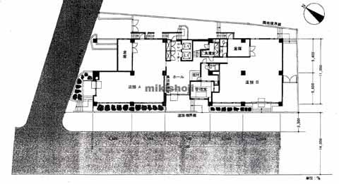 ロイヤル赤坂サルーンビル 平面1