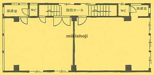 西新橋の安達ビル 平面1