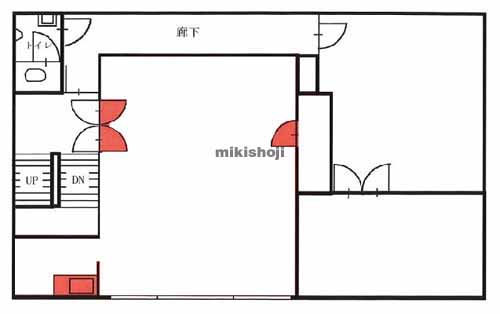 西新橋の本田ビル 平面1