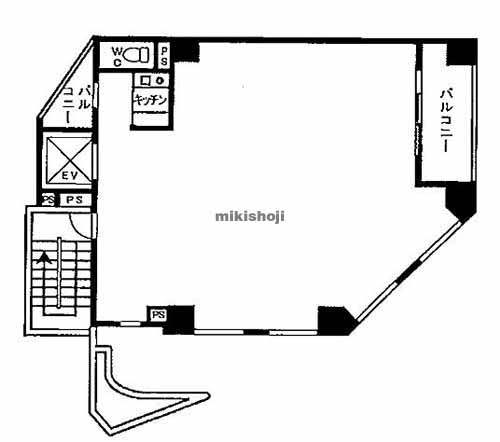 魚竹ビル 平面1