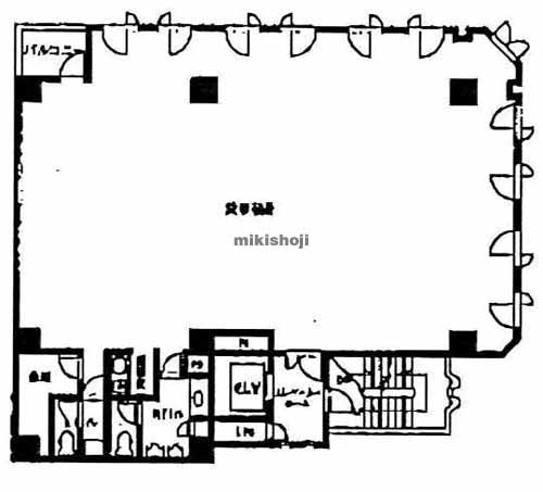 湯島のＩＴＰ本郷オフィス 平面1