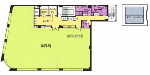 銀座大栄ビル 平面1