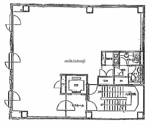 銀座西五番館 平面1