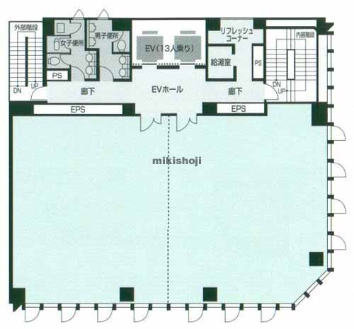 明治安田生命末広町ビル 平面1