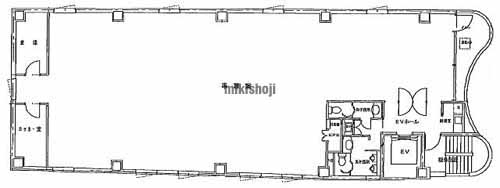 ヒューリック五番町ビル 平面1