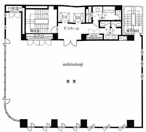 八丁堀東洋ビル 平面1