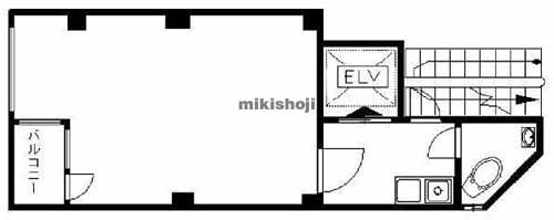 五反田パークサイドビル 平面1