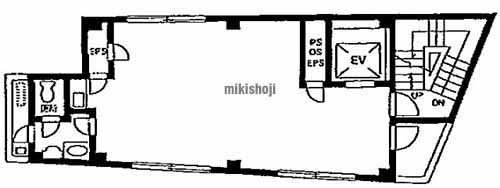 尾上貿易上野ビル 平面1