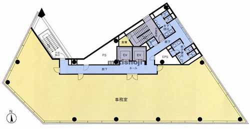 品川インターシティフロントビル 平面1