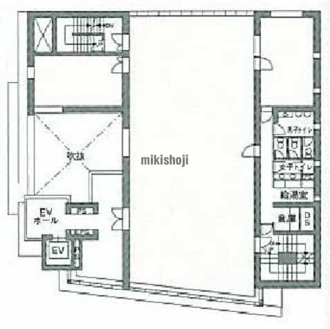 代々木上原ウエストビル 平面1