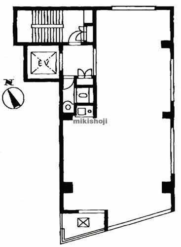 ニチト八丁堀ビル 平面1