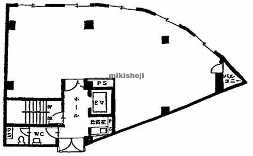 リバーサイド茅場町ビル 平面1