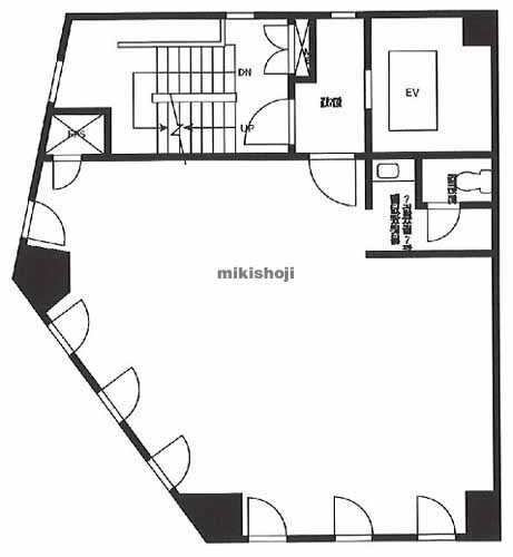 円山町のアイコマース 平面1