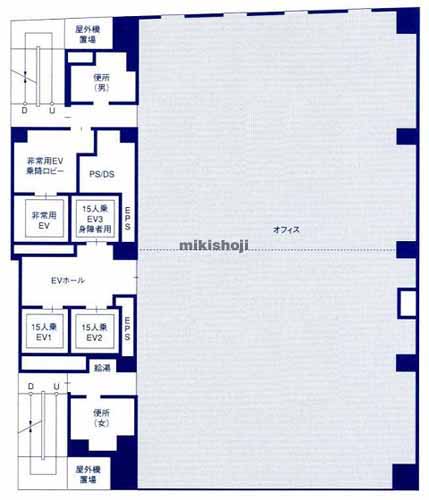 マルイト銀座第３ビル 平面1