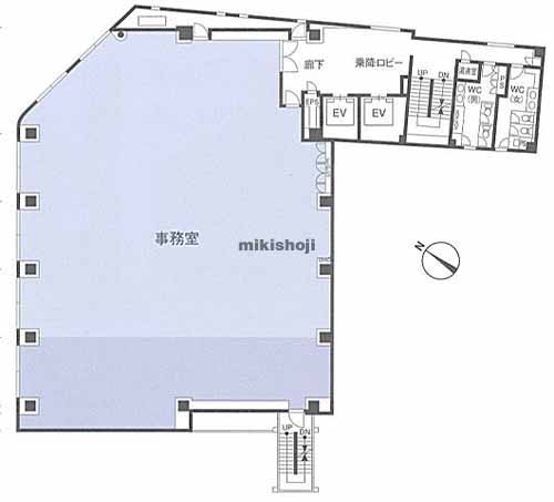 渋谷の青山ファーストビル 平面1