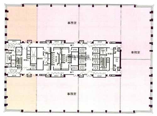 セレスティン芝三井ビルディング 平面1