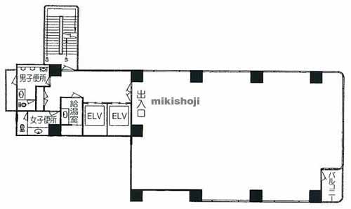 日本工築２号館ビル 平面1