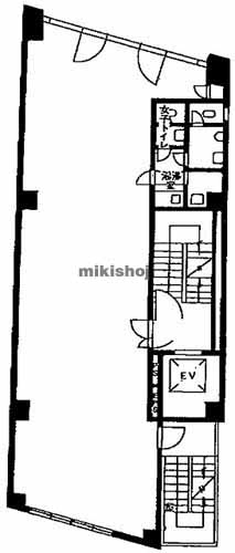 綿半野原ビル別館 平面1