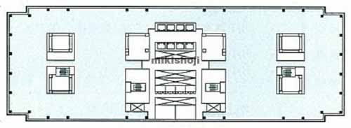 明治安田生命ビル 平面1