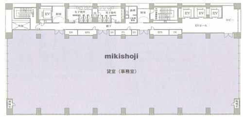 日本橋安田スカイゲート 平面1