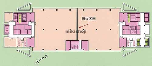 日本テレビタワー 平面1