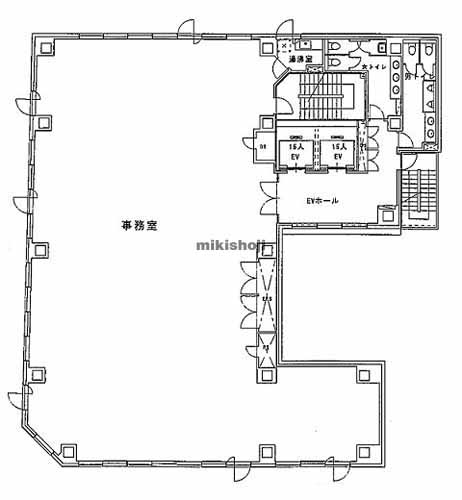 ＲＢＭ築地スクエア 平面1
