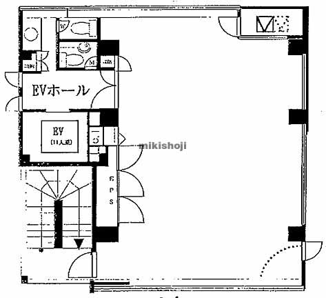 京橋のフォーチュンビル 平面1