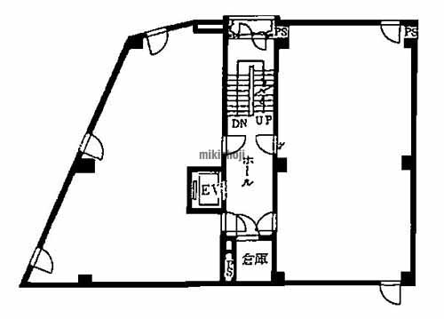 丸昌西ビル 平面1