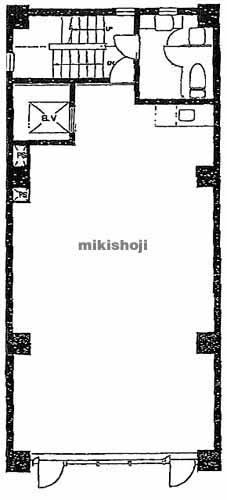 銀座山中ビル 平面1