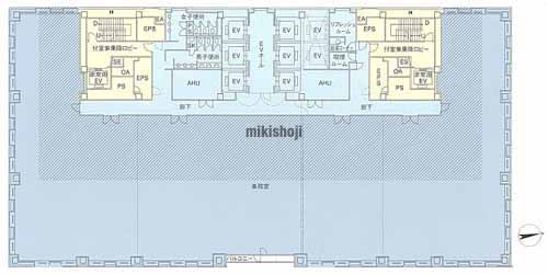 品川シーサイドイーストタワー 平面1