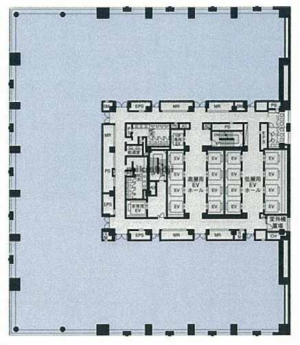 オリナスタワー 平面1