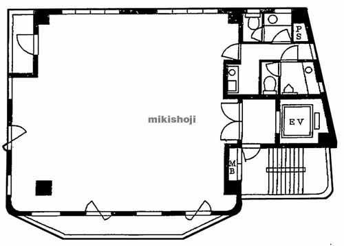 三恵中田ビル 平面1