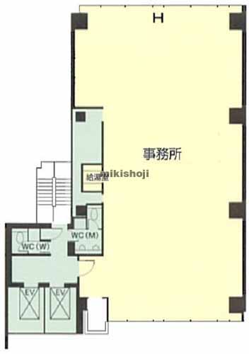 神谷町麻布台ビル 平面1