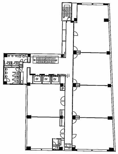 ビュレックス麹町 平面1